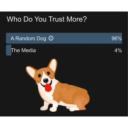 Who Do You Trust More &  Welsh Corgi Printable PU Transfer Design